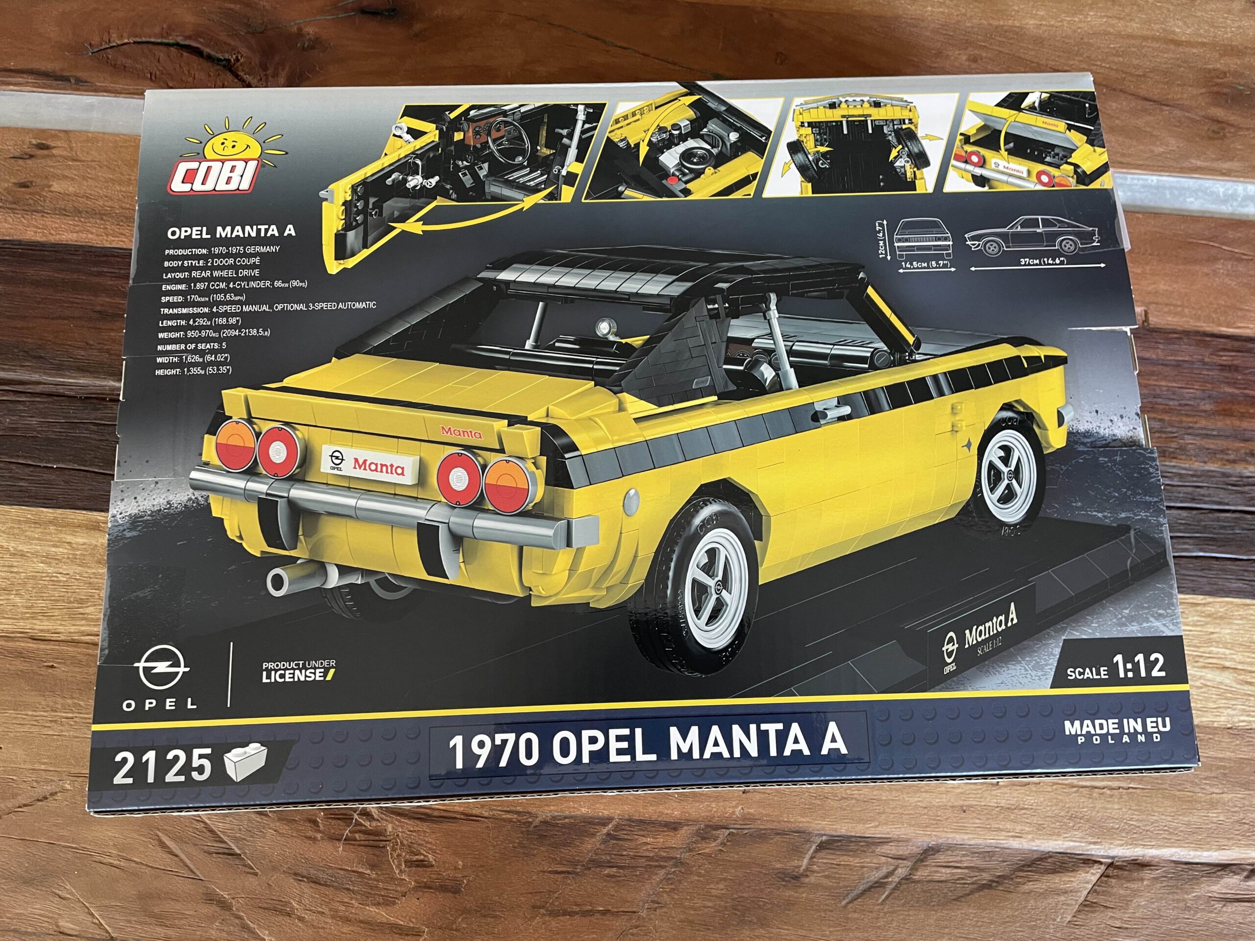 Cobi 24338 Opel Manta A 1970